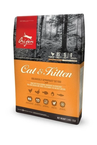 Orijen Original Yavru ve Yetişkin Kedi Maması 4,5 Kg - Resim 2