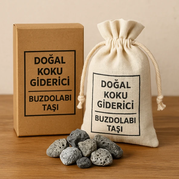 Buzdolabı Doğal Koku Giderici Yeniden Kullanılabilir Zeolit Taşı-Aktif Karbon Taşı - 3