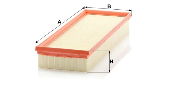 C 37 100 - Hava filtresi -  MANN FILTER - 2