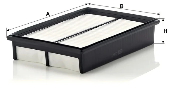 C 2841 - Hava filtresi -  MANN FILTER - Resim 2
