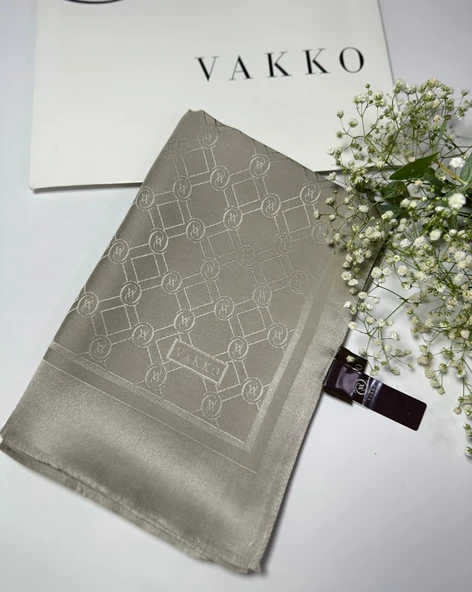 68x200  JAKARLI SAF İPEK ŞAL - 05491 - Resim 2