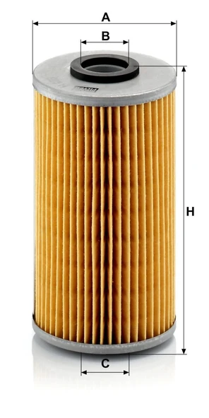 H 939 - Yağ filtresi -  MANN FILTER - Resim 2