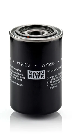 W 929/3 - Yağ filtresi -  MANN FILTER ürün görseli 1