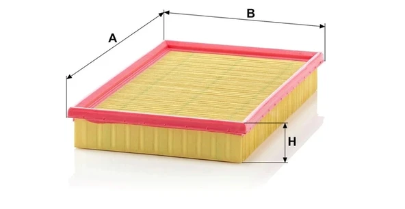 C 2991/1 - Hava filtresi -  MANN FILTER - Resim 2