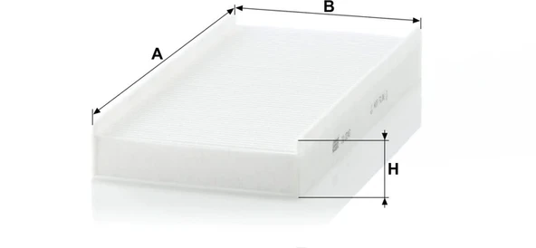 CU 3240 - Kabin hava filtresi -  MANN FILTER - Resim 2
