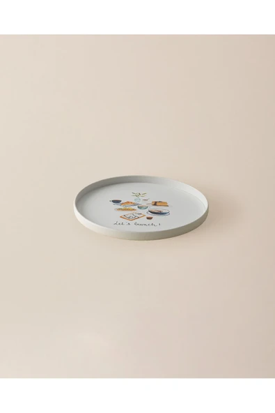 Blanch Yuvarlak Sunum Tepsi - Renkli ürün görseli 1