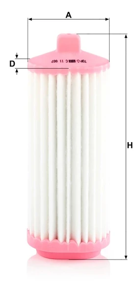 C 11 007 - Hava filtresi -  MANN FILTER - 2