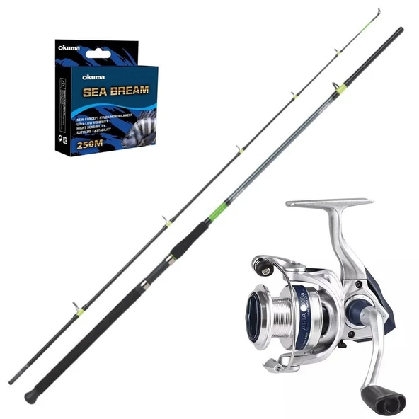 Okuma Aria 8000 - Daiwa Sensör 180cm Tekne Olta Seti ürün görseli