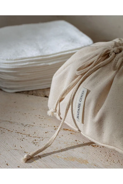 Mireille 25'li Pamuklu Havlu Seti - Beyaz - Resim 3