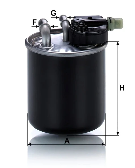 WK 820/22 - Yakıt Filtresi -  MANN FILTER - Resim 2