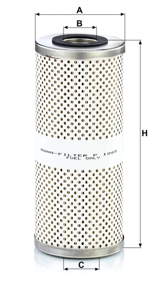 P 1085 - Yakıt Filtresi -  MANN FILTER - Resim 2