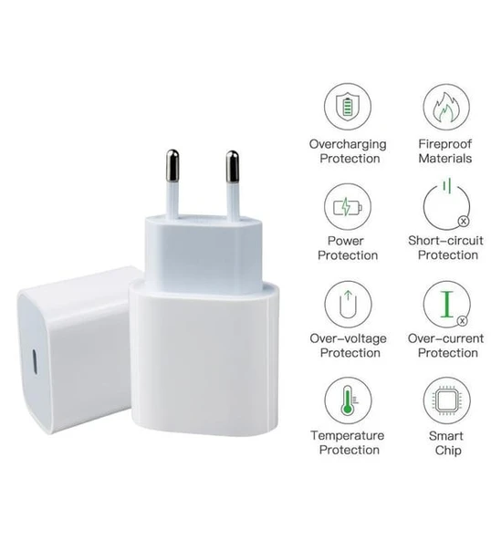 Apple İphone Uyumlu 20W PD Power Adaptör - Resim 2
