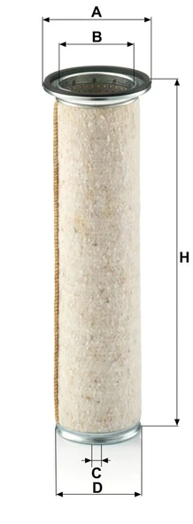 CF 930 - İkincil öğe -  MANN FILTER - Resim 2