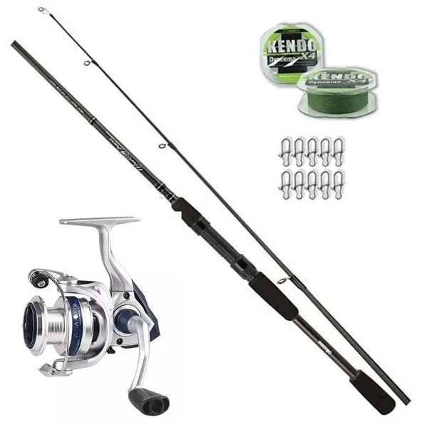 Okuma Aria 4000 - Okuma Wavepower 244cm 15-40gr Spin Olta Seti ürün görseli