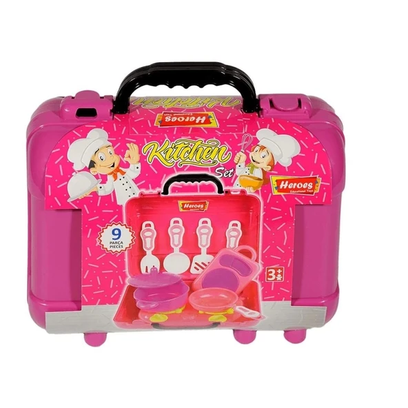 CEYLAN ADAM   ERN-820 Heroes Toys Mutfak Seti - Eren Oyuncak - Resim 4