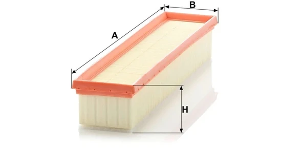 C 3875/1 - Hava filtresi -  MANN FILTER - Resim 2