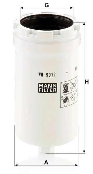 WH 9012 - Hidrolik -  MANN FILTER - Resim 2