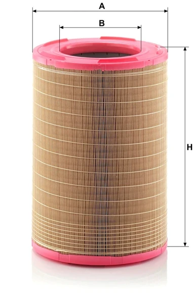 C 31 1255 - Hava filtresi -  MANN FILTER - Resim 2