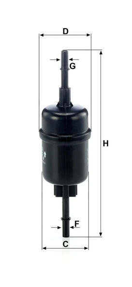 WK 511/2 - Yakıt Filtresi -  MANN FILTER - Resim 2