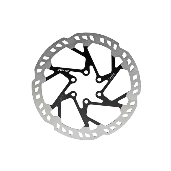 Impact Rotor - 160 mm, 6 Vida, Kartlı, 2.3mm Kalın siyah,kırmızı,rainbow - Resim 2