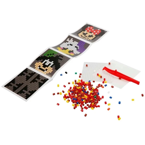 CEYLAN ADAM   4in1 Disney Minnie Mouse Pixel Pixel Boncuk Aktivite ve Oyuncak Seti - Resim 2