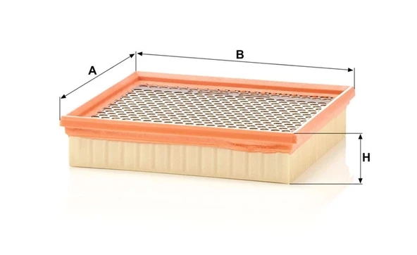 C 22 029 - Hava filtresi -  MANN FILTER - Resim 2