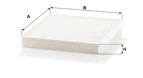 CU 2356 - Kabin hava filtresi -  MANN FILTER - Resim 2