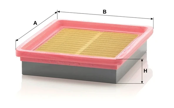 C 2477 - Hava filtresi -  MANN FILTER - Resim 2