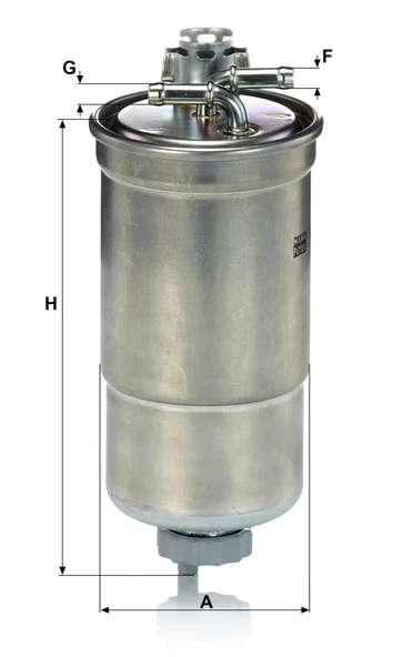 WK 853/3 x - Yakıt Filtresi -  MANN FILTER - Resim 2