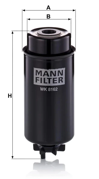 WK 8162 - Yakıt Filtresi -  MANN FILTER - Resim 2
