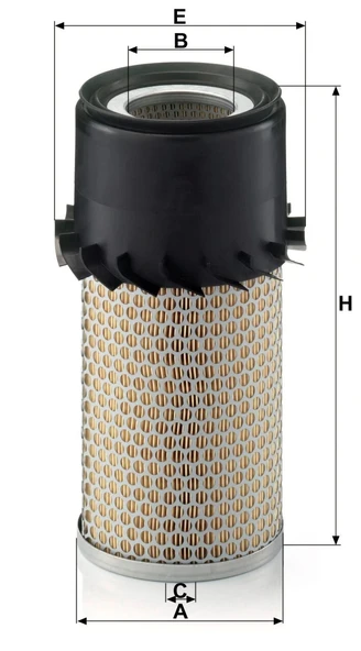 C 14 179/4 - Hava filtresi -  MANN FILTER - 2