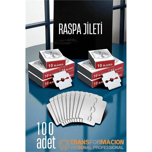 Modacar Raspa Topuk Jileti 100 lu PAKET  Ayak Taban Nasır Yedek Jileti - 1