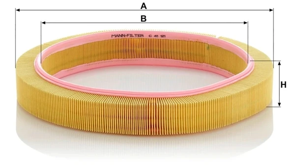 C 41 121 - Hava filtresi -  MANN FILTER - Resim 2