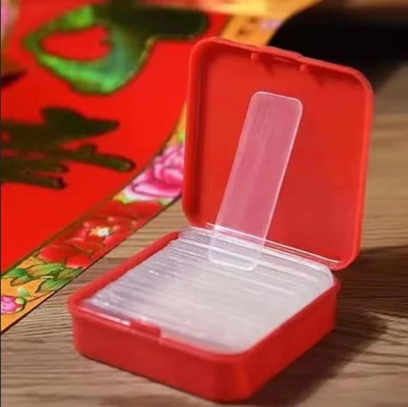 1.4 CM - 4.5 CM 60 ADET KALİTELİ ÇİFT TARAFLI BANT HALI TABLO RESİM YAPIŞTIRMA BANDI - 1