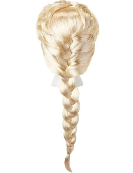 CEYLAN ADAM   Platin Altın Dore Renk Karlar Ülkesi Elsa Frozen Peruğu Çocuk Boy ürün görseli