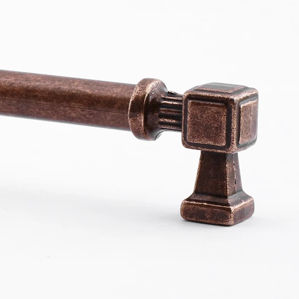Talas Antik Bakır Metal 192 mm 19.2 cm Eskitme Mobilya Mutfak Çekmece Dolap Kulpu Kulbu Kulpları - Resim 6