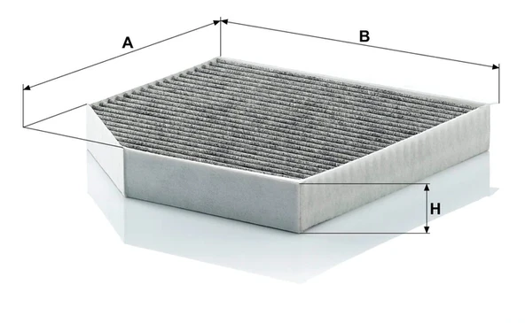 CUK 2641 - Kabin hava filtresi -  MANN FILTER - Resim 2
