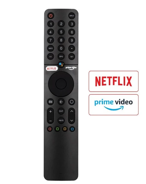 XIAOMI XMRM-19 NETFLIX-PRIME VIDEO TUŞLU LCD LED TV KUMANDASI ürün görseli