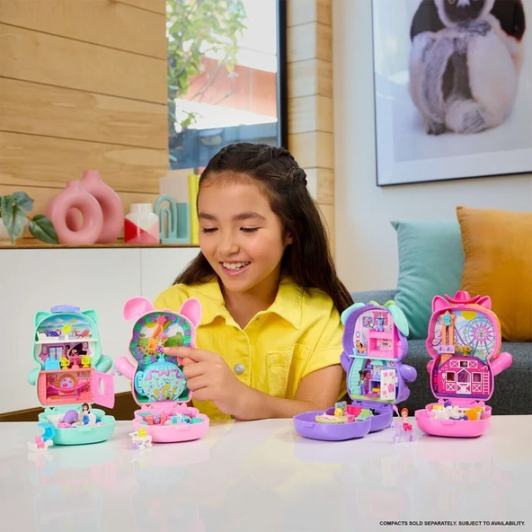 JCR39 Polly Pocket Midilliyle Rodeo Heyecanı Mikro Oyun Seti - Resim 6