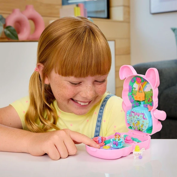 JCR40 Polly Pocket Tavşancığın Çay Partisi Mikro Oyun Seti - 6