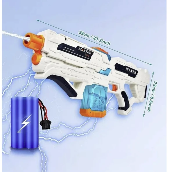 QS811-213 ŞARJLI SU TABANCASI 8 METRE 600 ML - 4