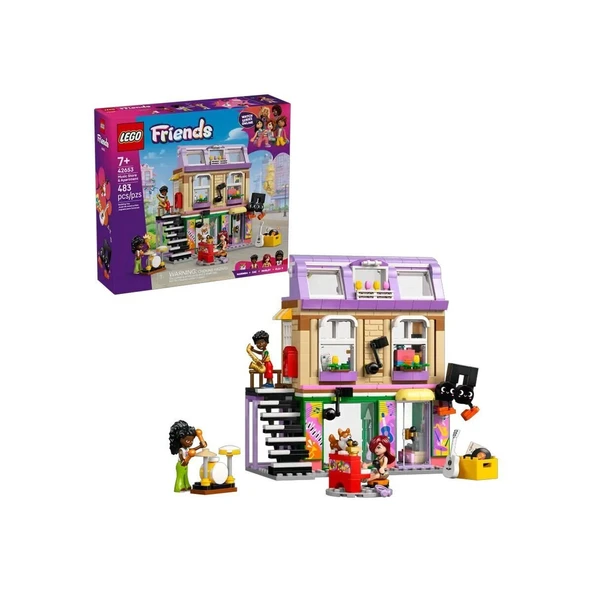 42653 Lego Friends Müzik Mağazası 483 parça +7 yaş - 1