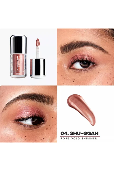 Sacheu Eyeshadow Stay-n Uzun Süre Kalıcı Likit Far 04 Shu-ggah 3.55ML - 4