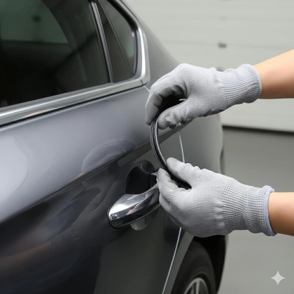 Kapı koruyucu siyah - 5m / DAKB35 - Resim 2