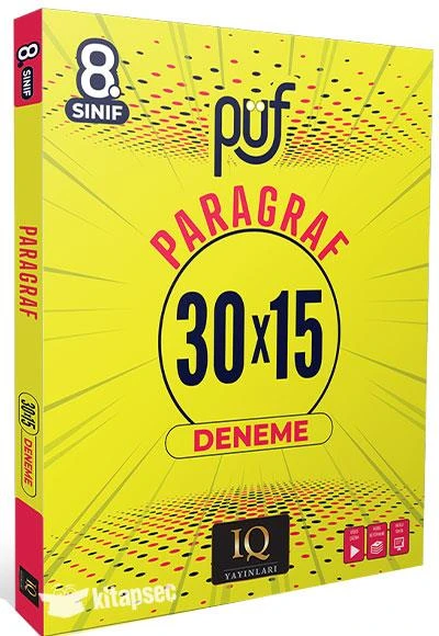 8.sınıf Lgs Püf 30x15 Deneme Iq Yayınları ürün görseli 1