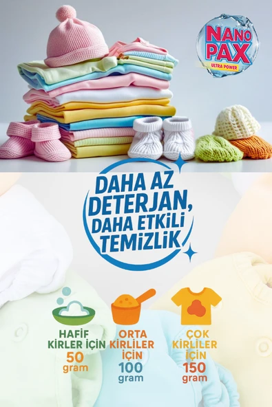 BEBEK ÇAMAŞIR MAKİNESİ TOZ DETERJANI 1 KG - 5