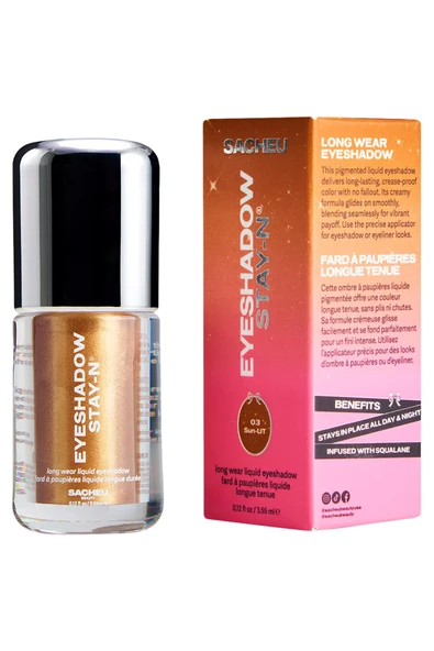 Sacheu Eyeshadow Stay-n Uzun Süre Kalıcı Likit Far 03 Sun-Lit 3.55ML - 3