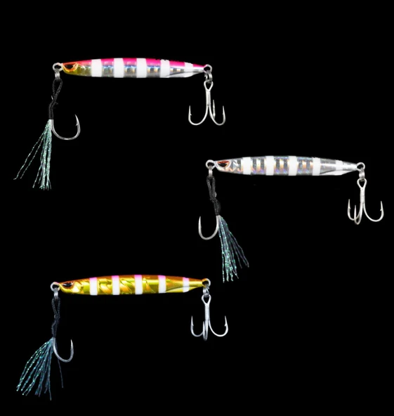 RYUJI SILENT JIG TRIO, ZEBRA MIX (3 AD) 10 GR