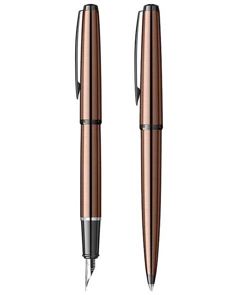 Scrikss Metropolis Dolma Kalem ve Tükenmez Kalem Takımı M Uç Rose 78MR - Resim 2