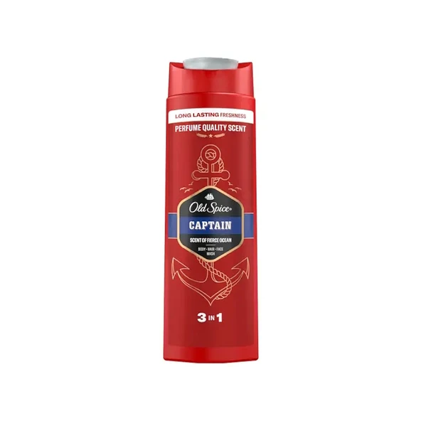 Old Spice Captain 3 in 1 Saç Yüz ve Vücut Yıkama  Şampuanı 400 ml ürün görseli